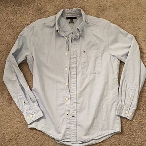 Tommy Hilfiger Mens size small dress shirt blue